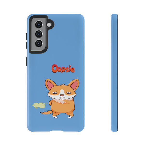 Light Blue Tough Case for Samsung Devices