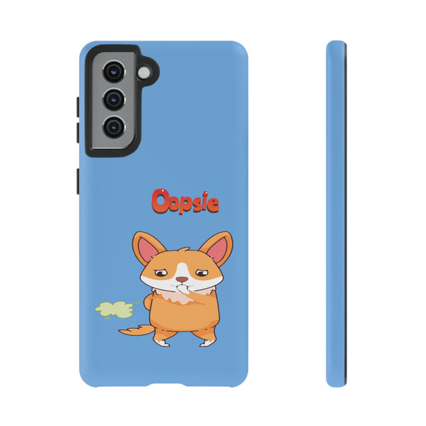 Light Blue Tough Case for Samsung Devices