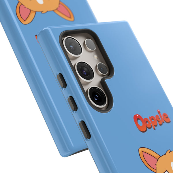 Light Blue Tough Case for Samsung Devices