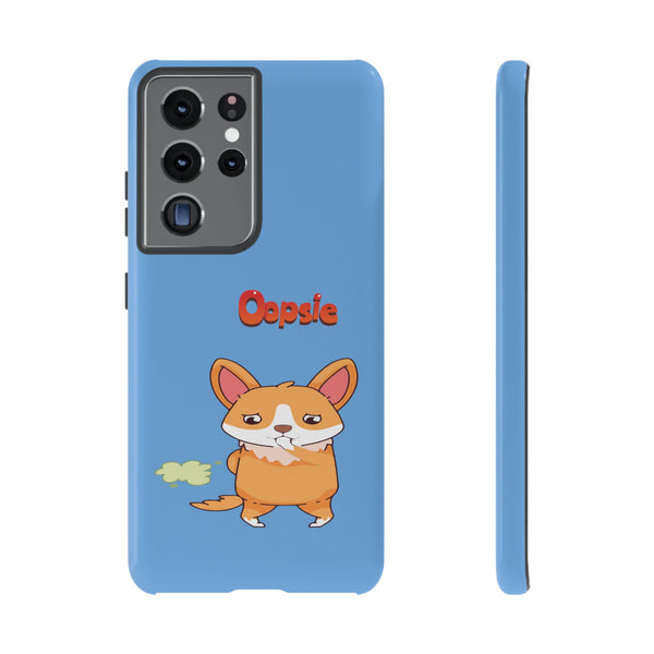 Light Blue Tough Case for Samsung Devices