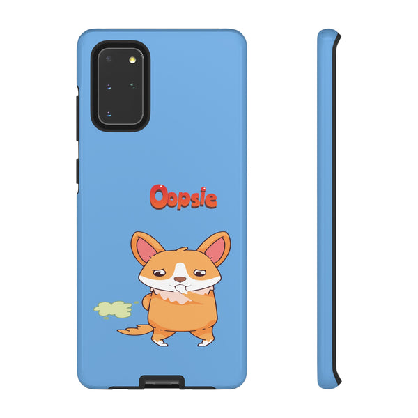 Light Blue Tough Case for Samsung Devices