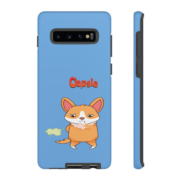 Light Blue Tough Case for Samsung Devices