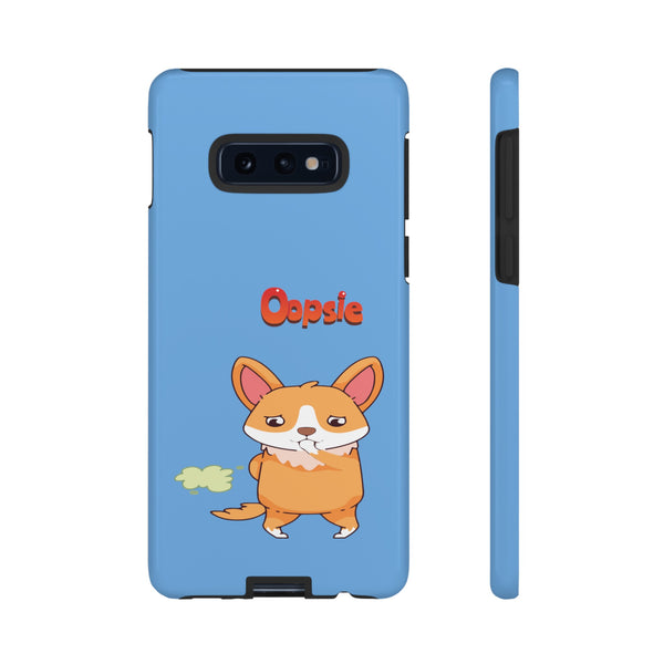 Light Blue Tough Case for Samsung Devices