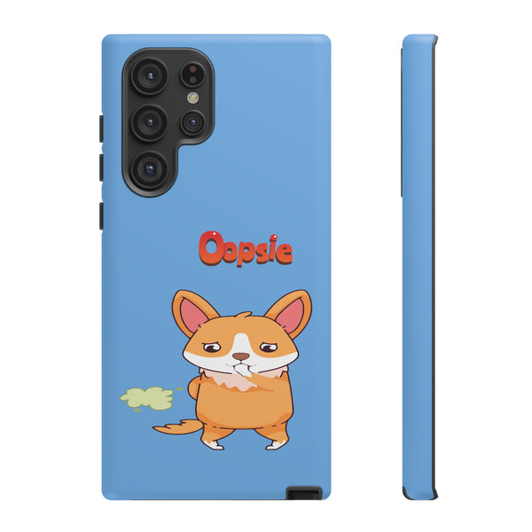 Light Blue Tough Case for Samsung Devices