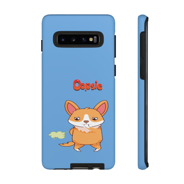 Light Blue Tough Case for Samsung Devices