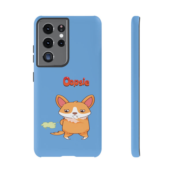 Light Blue Tough Case for Samsung Devices