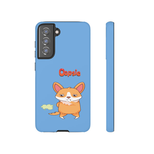Light Blue Tough Case for Samsung Devices