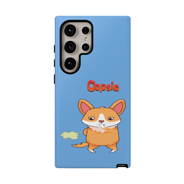Light Blue Tough Case for Samsung Devices