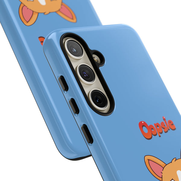 Light Blue Tough Case for Samsung Devices