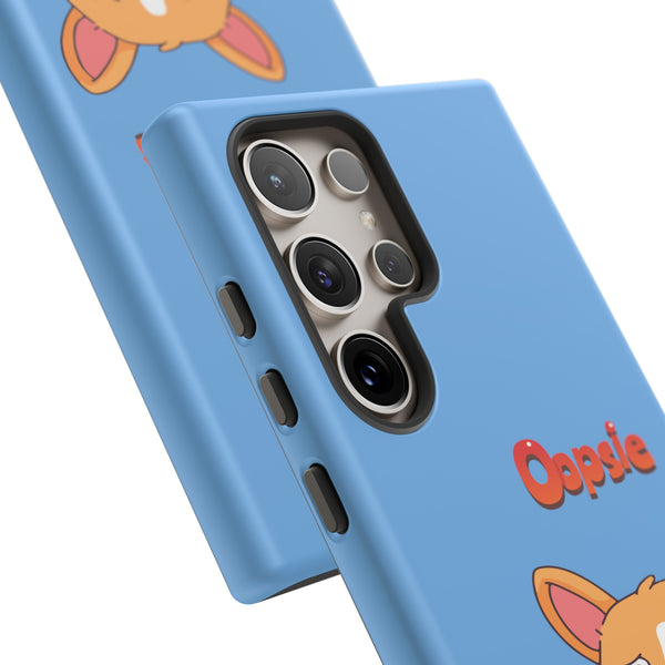 Light Blue Tough Case for Samsung Devices