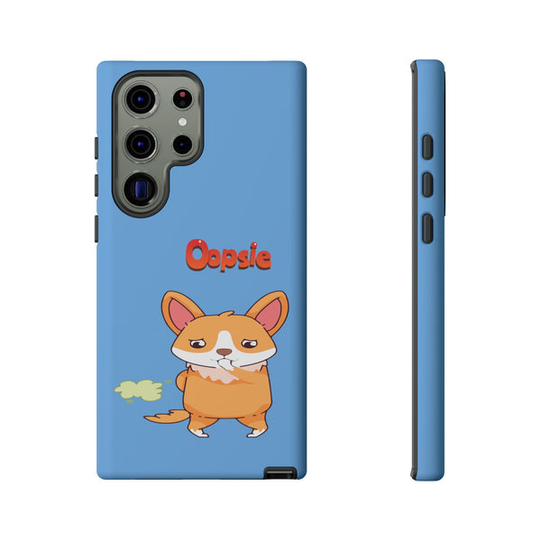 Light Blue Tough Case for Samsung Devices