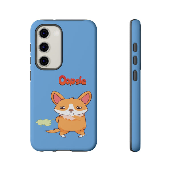 Light Blue Tough Case for Samsung Devices