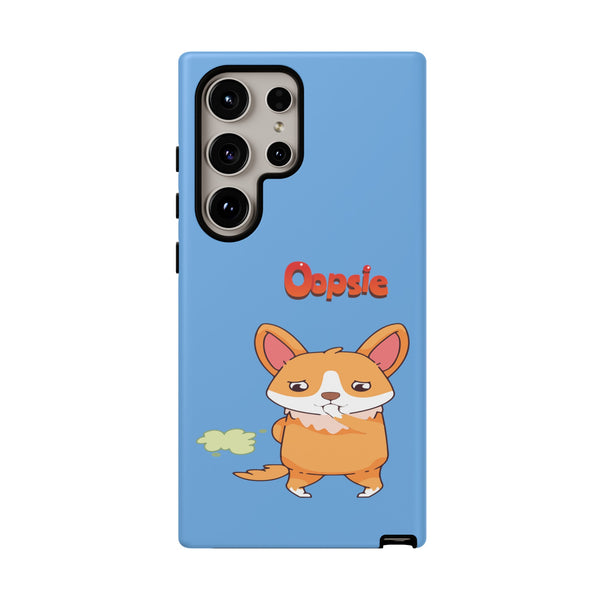 Light Blue Tough Case for Samsung Devices