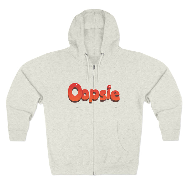 Oopsie Zip Hoodie