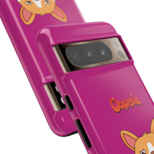 Pink Tough Case for iPhone and Google Devices
