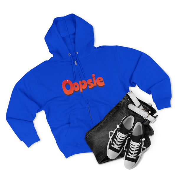 Oopsie Zip Hoodie