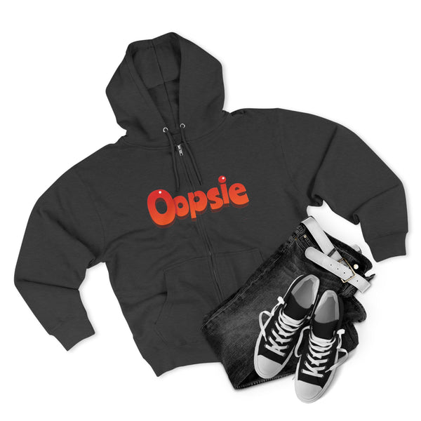 Oopsie Zip Hoodie