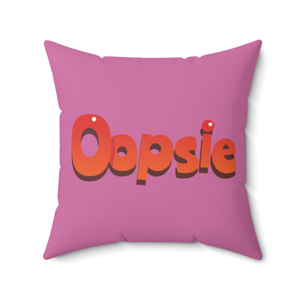 Pink Square Pillow