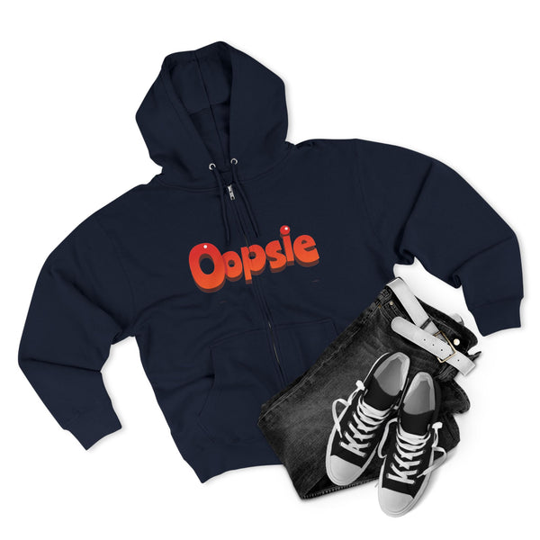 Oopsie Zip Hoodie