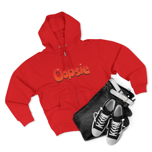 Oopsie Zip Hoodie