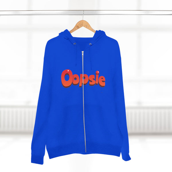Oopsie Zip Hoodie