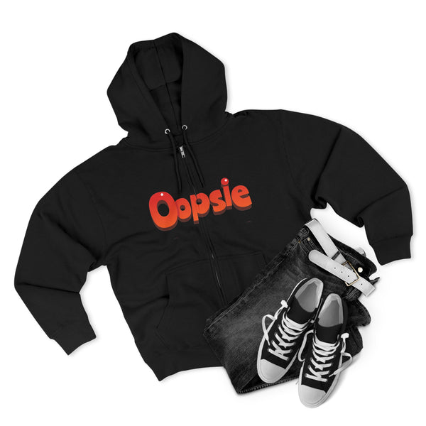 Oopsie Zip Hoodie