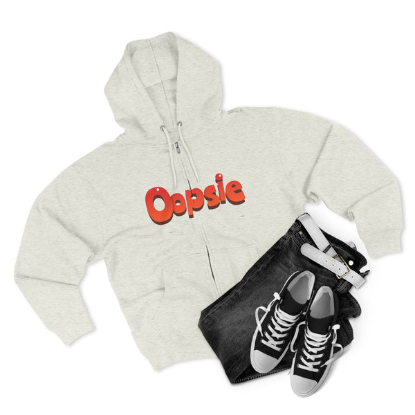 Oopsie Zip Hoodie