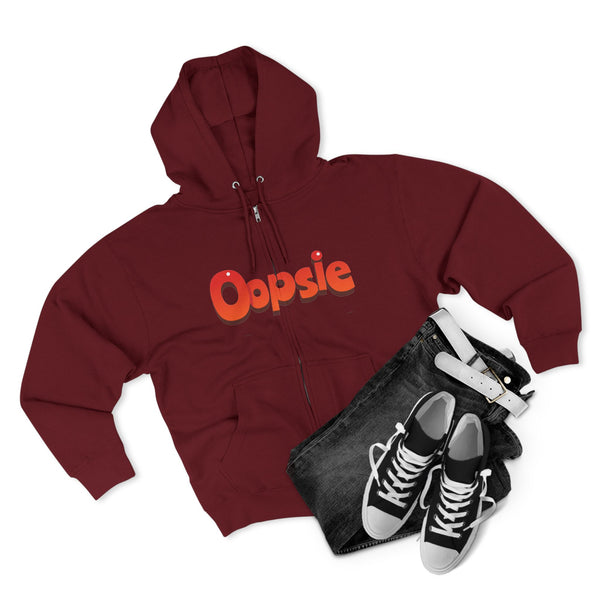 Oopsie Zip Hoodie
