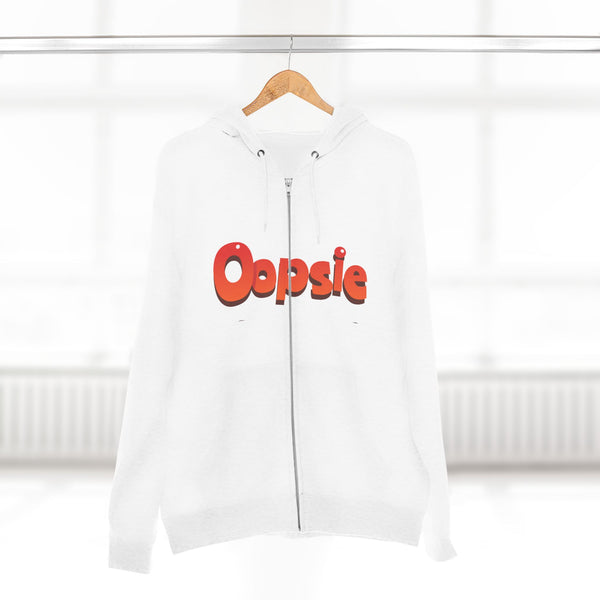 Oopsie Zip Hoodie