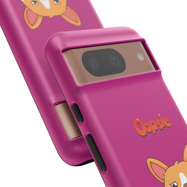 Pink Tough Case for iPhone and Google Devices