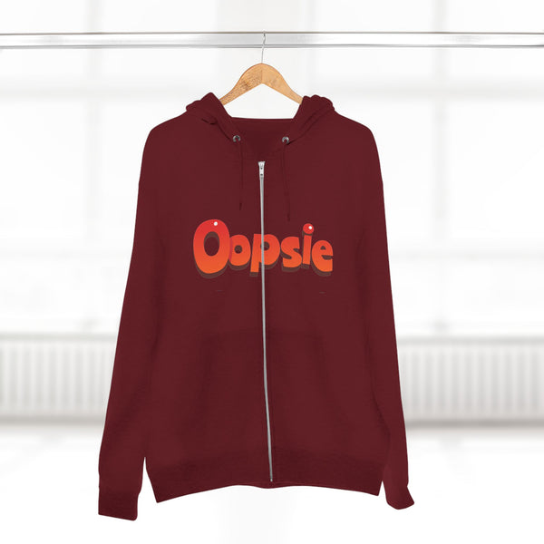 Oopsie Zip Hoodie