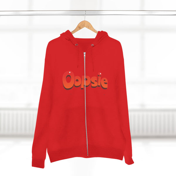 Oopsie Zip Hoodie